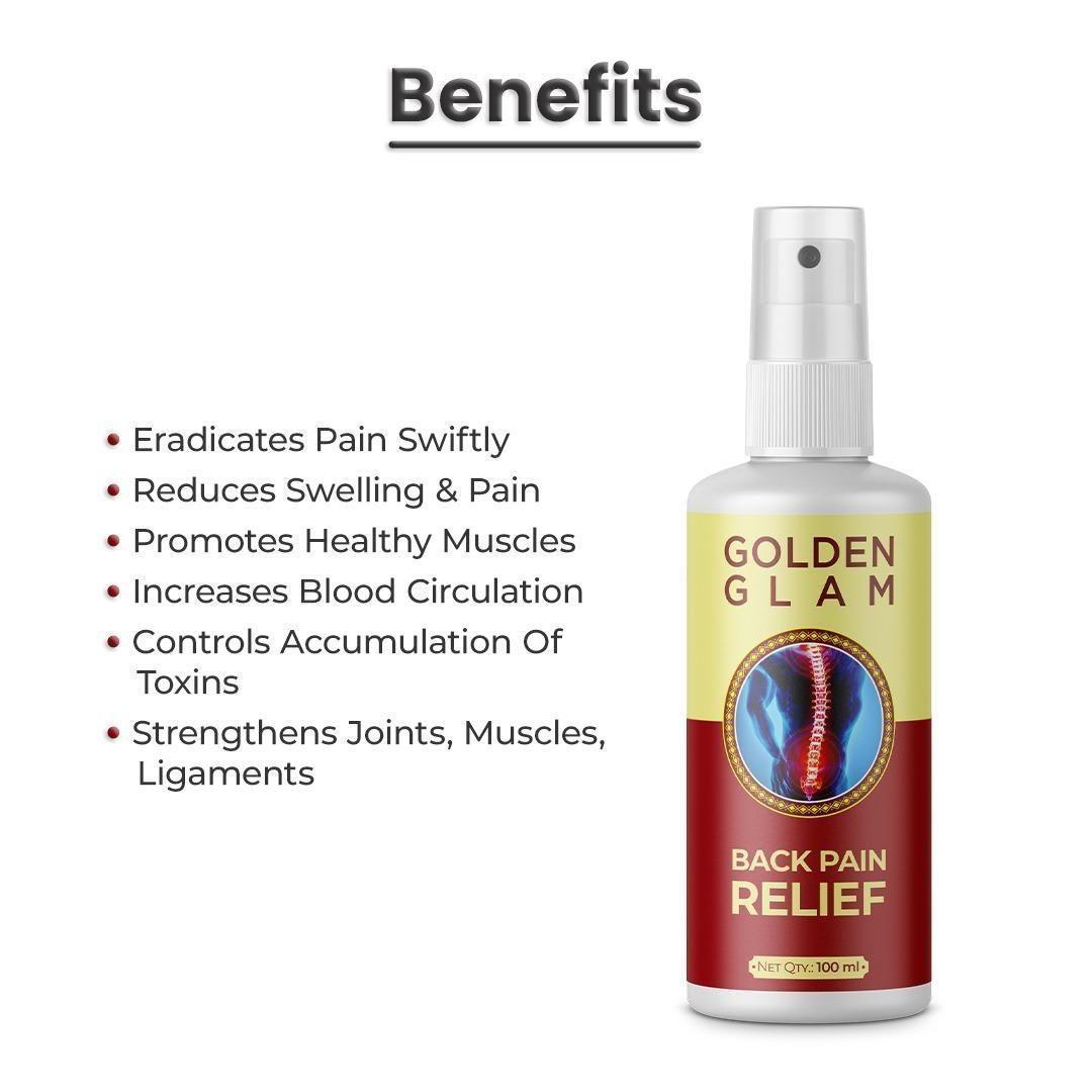 Golden Glam: Back Relief Spray (Buy 1 Get 1 FREE!)